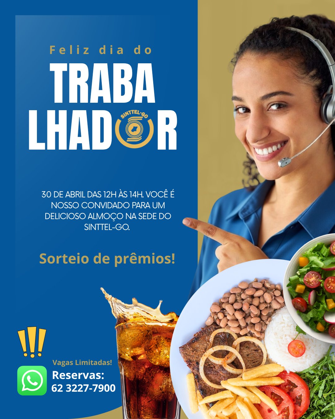 Dia do Trabalhador SINTTEL-GO