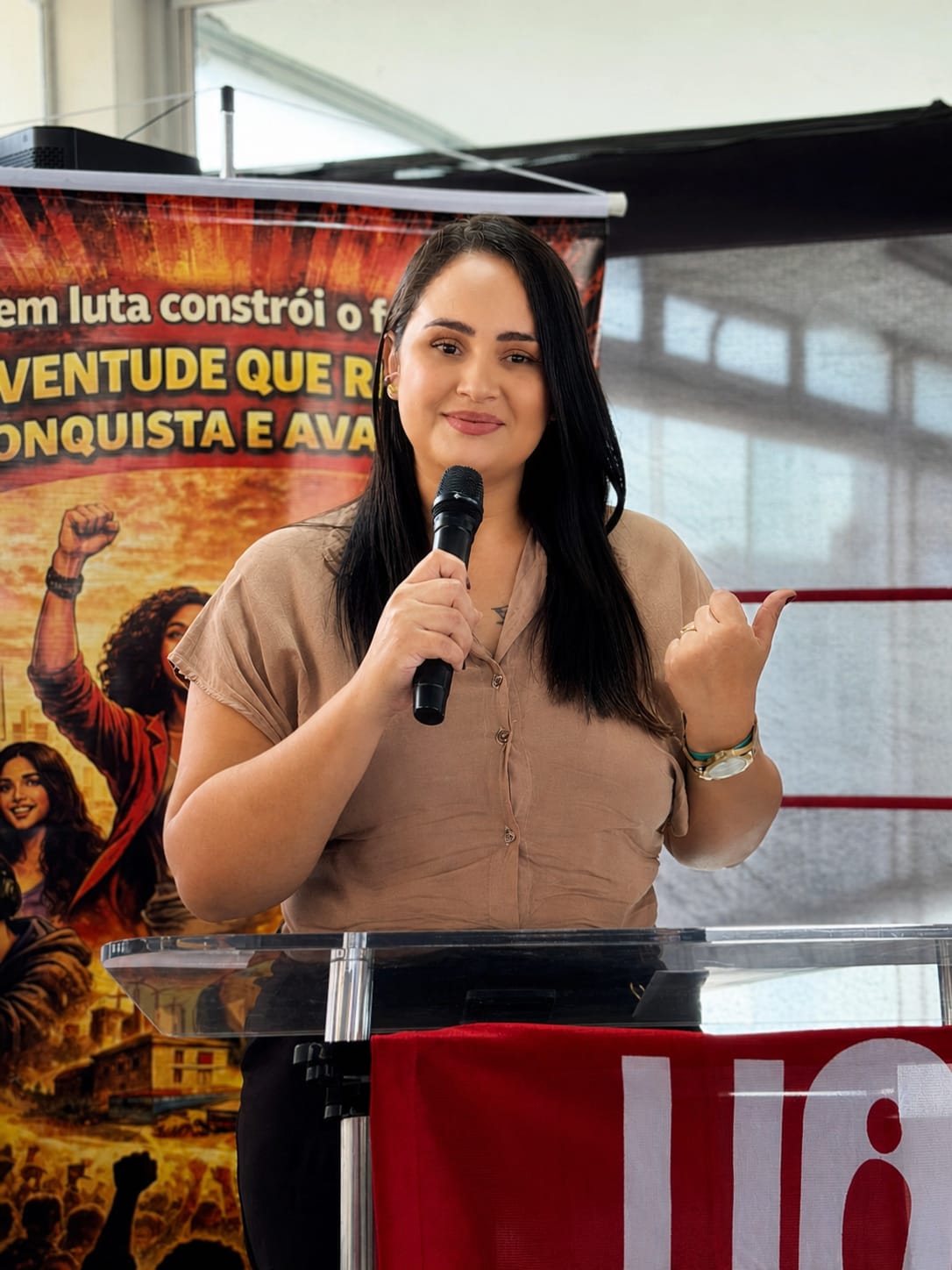 SINTTEL-GO no evento da UNI em Praia Grande
