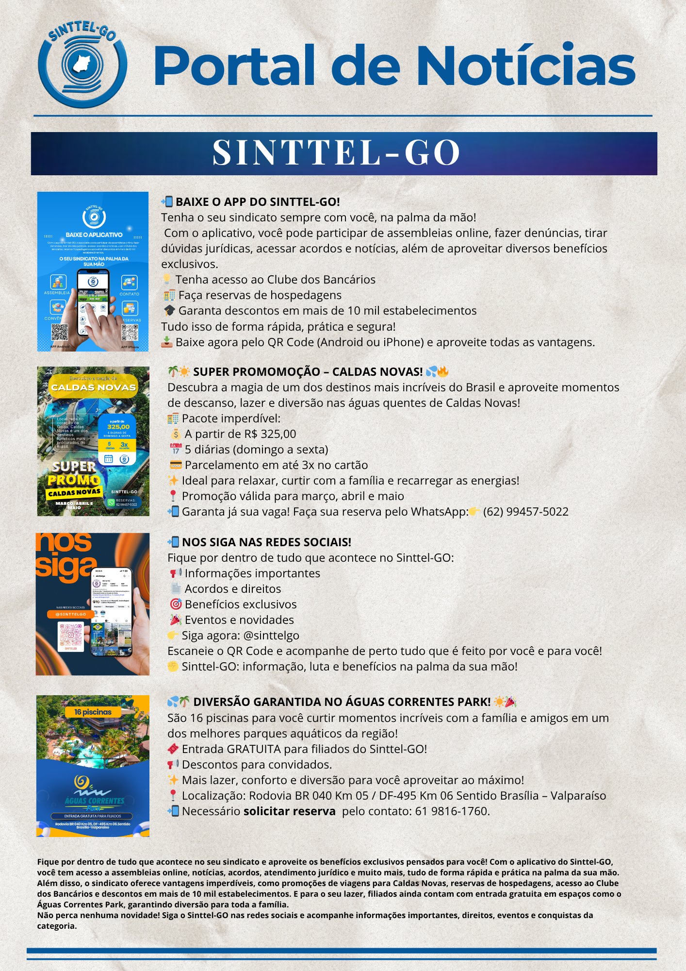 Portal de Notícias SINTTEL-GO